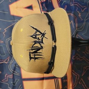 Findlay Hats Snapback Digger Metal Font Tan Black Seamtape